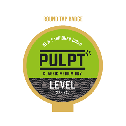 Pulpt Pulpt Level Round badge