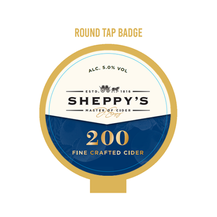 Sheppy's Cider 200 ROUND badge