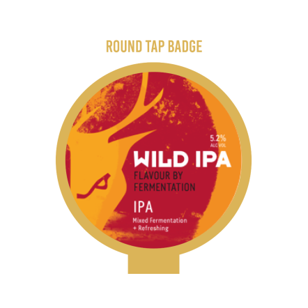 Wild Beer Co Wild IPA ROUND badge