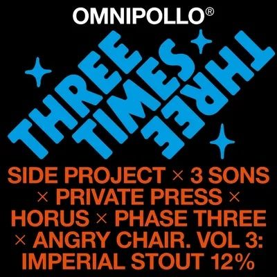 Omnipollo Three Times Three Vol 3 (Side Project × Private Press × Horus × 3 Sons × Angry Chair × Phase Three)