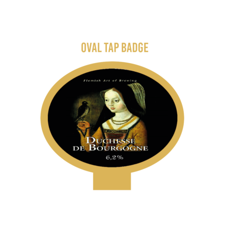 Verhaeghe Duchesse de Bourgogne OVAL badge