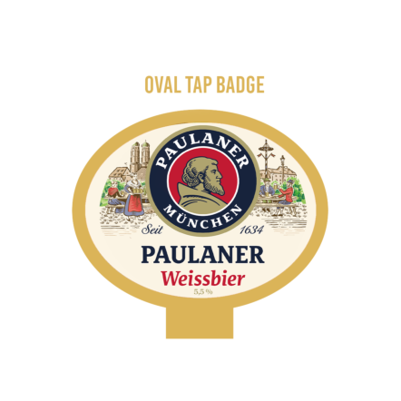 Paulaner Weissbier OVAL badge