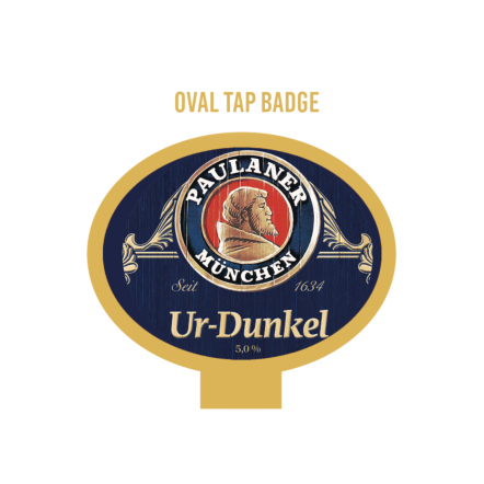 Paulaner Ur Dunkel OVAL badge