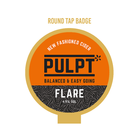 Pulpt Pulpt Flare Round badge