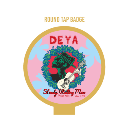 DEYA Steady Rolling Man ROUND badge