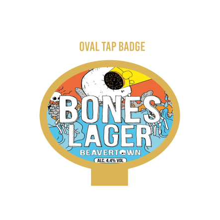 Beavertown Bones OVAL badge